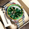 POEDAGAR Luxury Waterproof Mens Quartz Watch With Luminous Date Dual Time 14