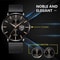 UltraThin Black Stainless Steel Mesh Mens Quartz Business Watch 1