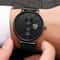 UltraThin Black Stainless Steel Mesh Mens Quartz Business Watch 5