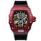 WLISTH Barrel Skeleton Automatic Mens Mechanical Watch With Luminous Dial 7
