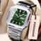 POEDAGAR Luxury Square Waterproof Mens Quartz Watch With Luminous Date Week 2