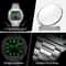 POEDAGAR Luxury Square Waterproof Mens Quartz Watch With Luminous Date Week 4
