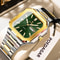 POEDAGAR Luxury Square Waterproof Mens Quartz Watch With Luminous Date Week 11
