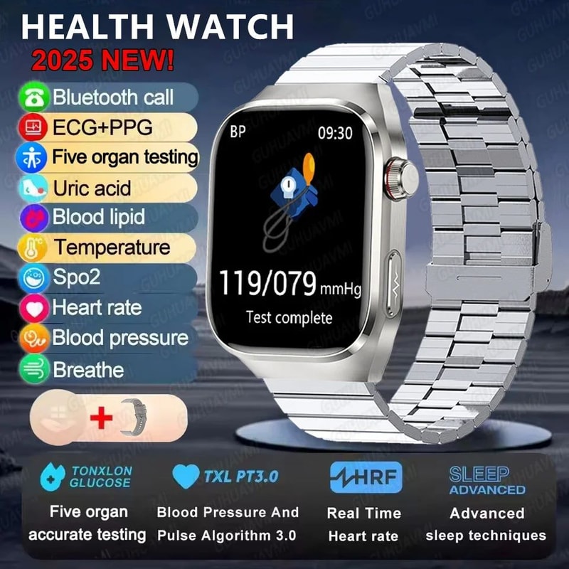 204 Inches AMOLED MilitaryGrade Smart Watch With Bluetooth Call IP68 Waterproof 21