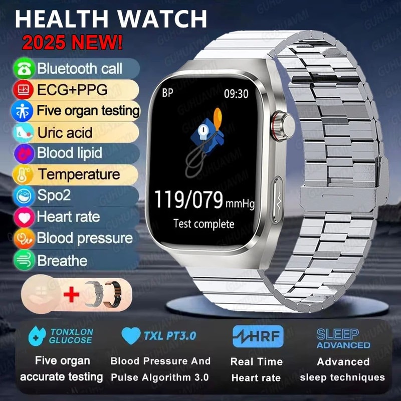 204 Inches AMOLED MilitaryGrade Smart Watch With Bluetooth Call IP68 Waterproof 26