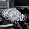 Luxury Skeleton Automatic Mens Tonneau Watch Waterproof Stainless Steel 1