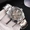 Luxury Skeleton Automatic Mens Tonneau Watch Waterproof Stainless Steel 2