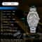 Luxury Skeleton Automatic Mens Tonneau Watch Waterproof Stainless Steel 4