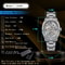 Luxury Skeleton Automatic Mens Tonneau Watch Waterproof Stainless Steel 4