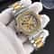 LONGLUX Luxury Skeleton Automatic Mens Diamond Stainless Steel Watch 0