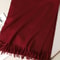 Luxe Winter CashmereFeel Womens Scarf Shawl With Tassels 3