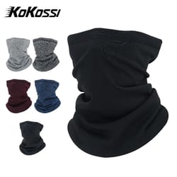 kokossi windproof polar fleece neck gaiter – winter cycling face mask & thermal neck warmer