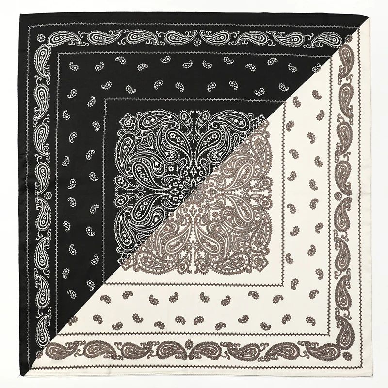 Luxury Satin Square Scarf For Women 276in Printed SilkFeel Neck Hair Bandana Wrap 2