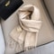 Premium 100 Wool Winter Narrow Scarf 28 Solid Colors Unisex Warm ColdProof Wrap 8