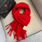 Premium 100 Wool Winter Narrow Scarf 28 Solid Colors Unisex Warm ColdProof Wrap 15