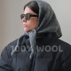 luxury 100% wool winter shawl for women – long warm cashmere-feel hijab & pashmina wrap