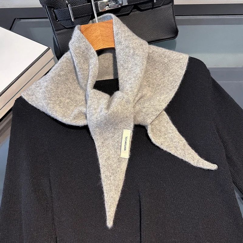 Luxury 100 Wool Winter Shawl For Women Long Warm CashmereFeel Hijab Pashmina Wrap 6