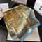 2025 Luxury SilkFeel Square Scarf For Women 276in Fashion Headband Neck Hair Bandana Wrap 5
