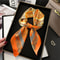 2025 Luxury SilkFeel Square Scarf For Women 276in Fashion Headband Neck Hair Bandana Wrap 8