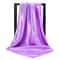 Elegant 354in Satin Silk Square Hijab Scarf Solid Color Muslim Headscarf Turban Wrap 22