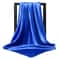Elegant 354in Satin Silk Square Hijab Scarf Solid Color Muslim Headscarf Turban Wrap 12