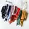 748in Narrow Long Chiffon Scarf Solid Color Hair Ribbon Bag Tie Choker Streamer 3