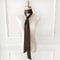 748in Narrow Long Chiffon Scarf Solid Color Hair Ribbon Bag Tie Choker Streamer 17
