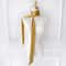748in Narrow Long Chiffon Scarf Solid Color Hair Ribbon Bag Tie Choker Streamer 14