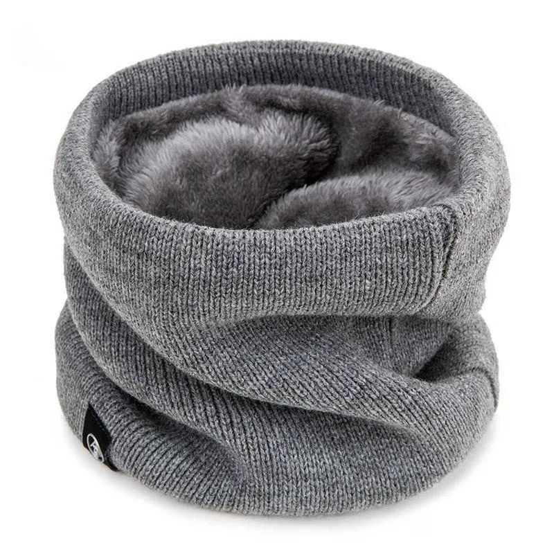 Winter Warm Knitted Neck Scarf Full Face Cover Plush CashmereFeel Thermal Neck Warmer For Women M 8