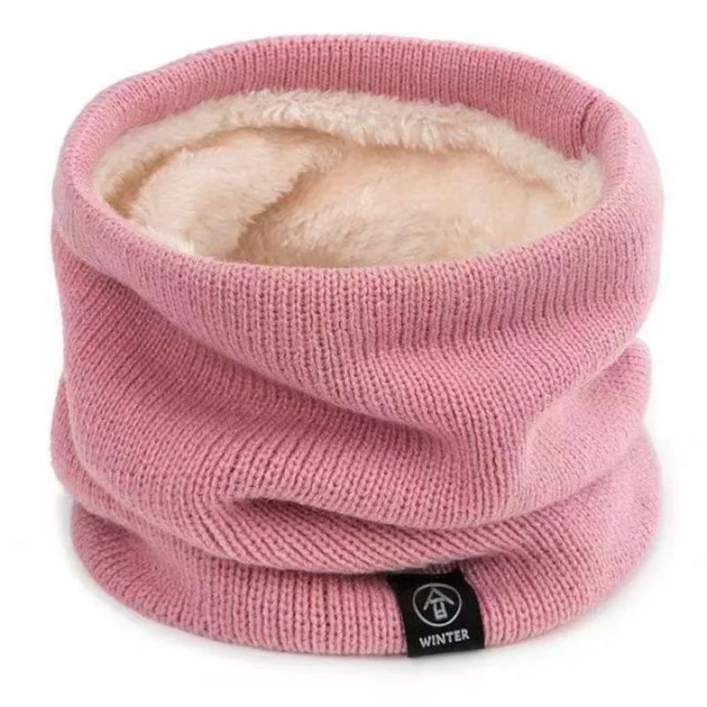 Winter Warm Knitted Neck Scarf Full Face Cover Plush CashmereFeel Thermal Neck Warmer For Women M 10