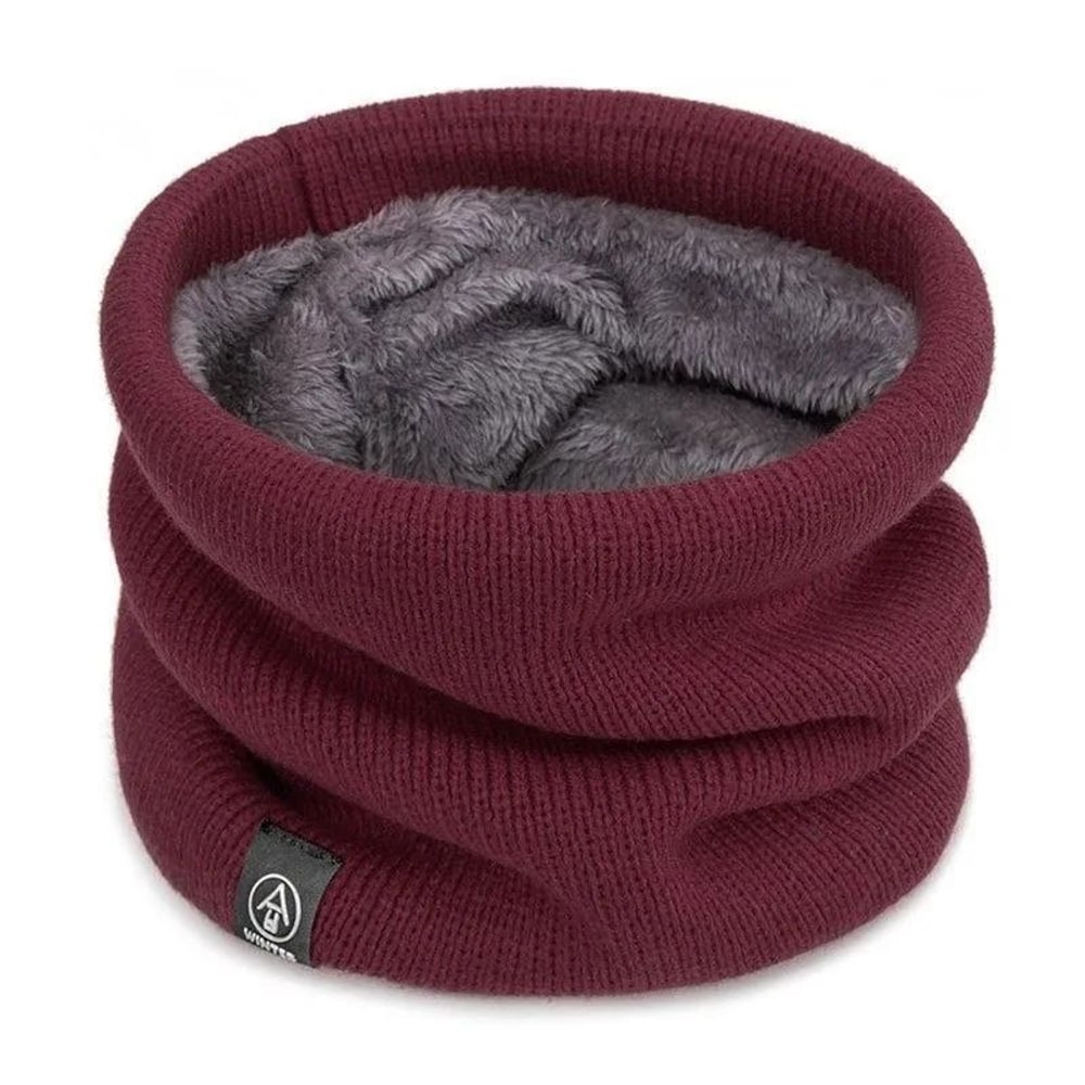 Winter Warm Knitted Neck Scarf Full Face Cover Plush CashmereFeel Thermal Neck Warmer For Women M 11