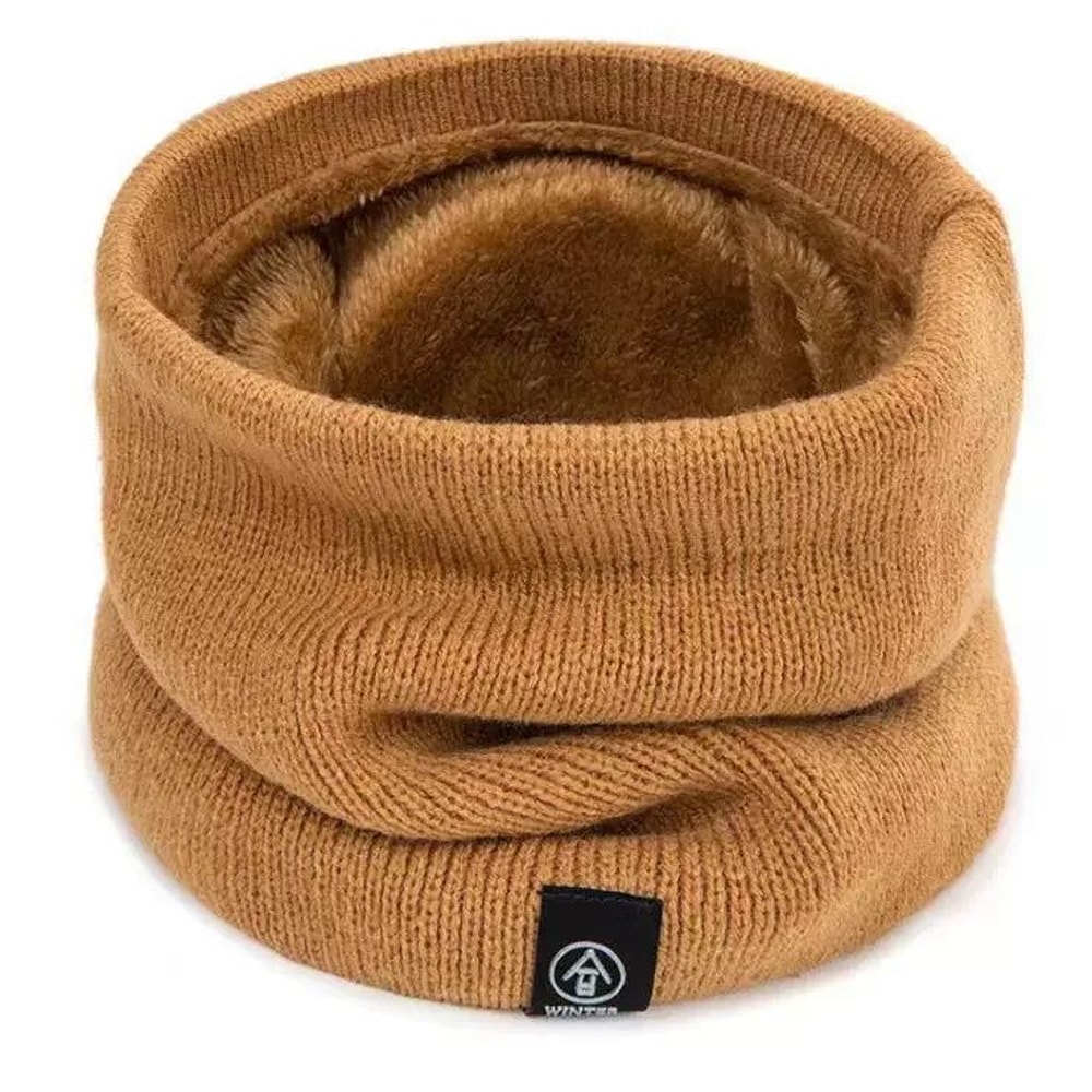 Winter Warm Knitted Neck Scarf Full Face Cover Plush CashmereFeel Thermal Neck Warmer For Women M 12