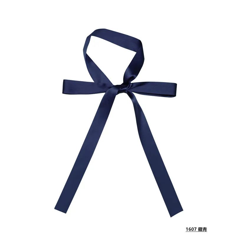 Luxury Solid Color Silk Skinny Scarf Designer Bag Handle Wrap Hair Ribbon 1