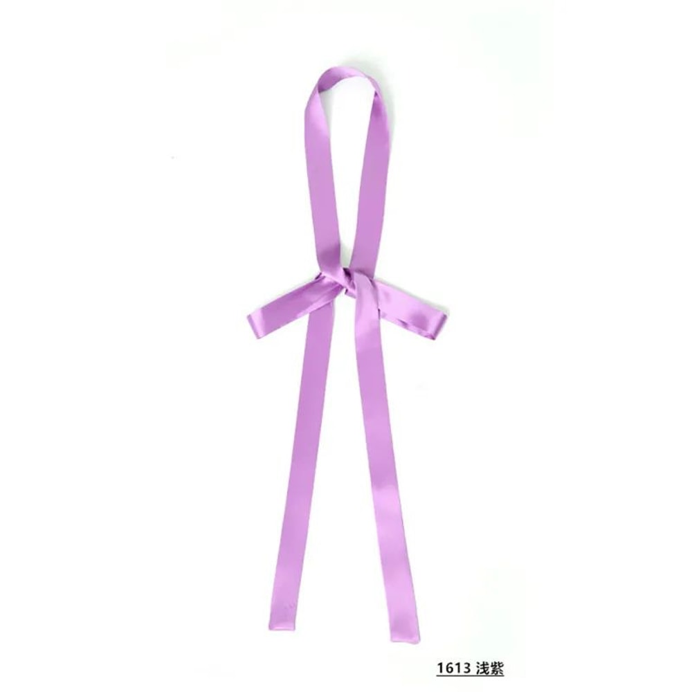 Luxury Solid Color Silk Skinny Scarf Designer Bag Handle Wrap Hair Ribbon 18