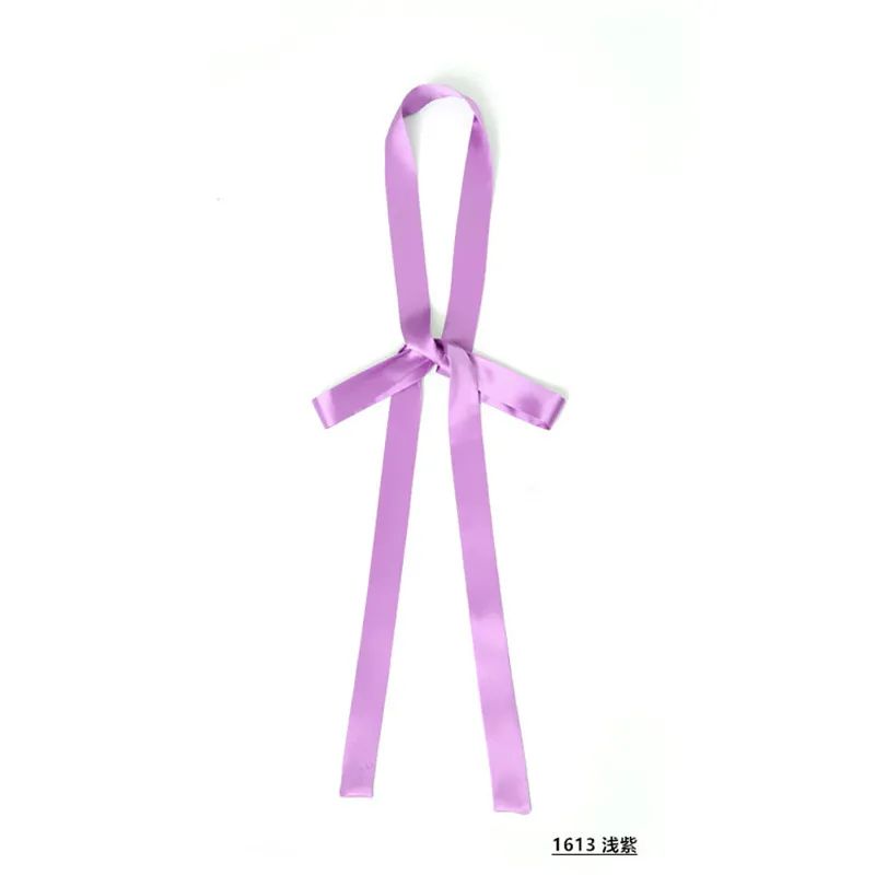 Luxury Solid Color Silk Skinny Scarf Designer Bag Handle Wrap Hair Ribbon 18