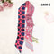 Horse Print Skinny Silk Scarf For Women Luxury Designer Bag Hair Tie Ribbon 23