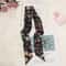 Horse Print Skinny Silk Scarf For Women Luxury Designer Bag Hair Tie Ribbon 24