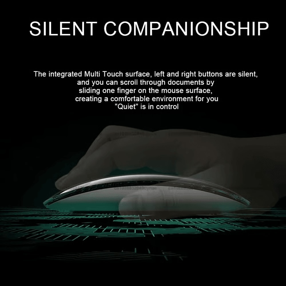 AppleCompatible Bluetooth MultiTouch Wireless Mouse For Smooth Gestures Control 4