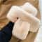 Plush Cross Faux Rabbit Fur Scarf For Women Soft Winter Neck Warmer Collar 2