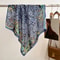 Pure Cotton Square Scarf For Women Soft Printed Neck Hair Foulard 25
