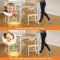 Square Furniture Leg Protectors NonSlip Silicone Pads For Hardwood Tile Floors 2