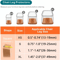 Square Furniture Leg Protectors NonSlip Silicone Pads For Hardwood Tile Floors 3