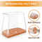 Square Furniture Leg Protectors NonSlip Silicone Pads For Hardwood Tile Floors 6