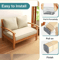 Square Furniture Leg Protectors NonSlip Silicone Pads For Hardwood Tile Floors 8