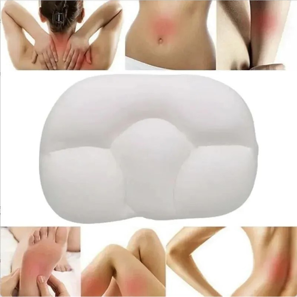 AllRound Egg Shaped Cloud Memory Foam Pillow 3D Ergonomic Cooling Bed Nursing Pillow 4