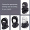 Winter TwoLayer Balaclava Hat With Integrated Head Cover Thermal Outdoor Face Neck Warmer 1