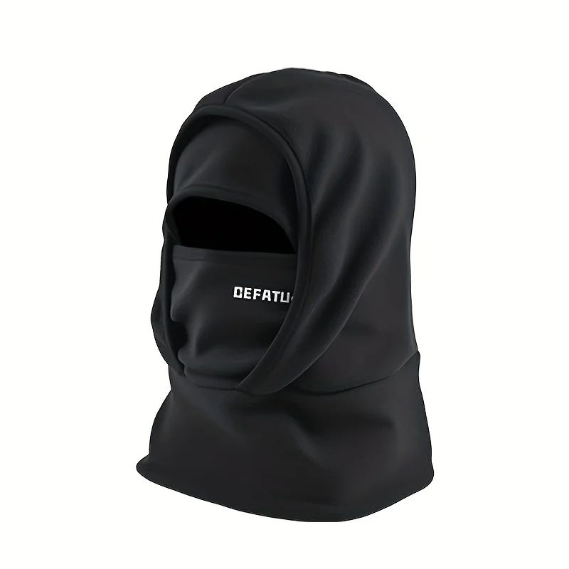 Winter TwoLayer Balaclava Hat With Integrated Head Cover Thermal Outdoor Face Neck Warmer 5