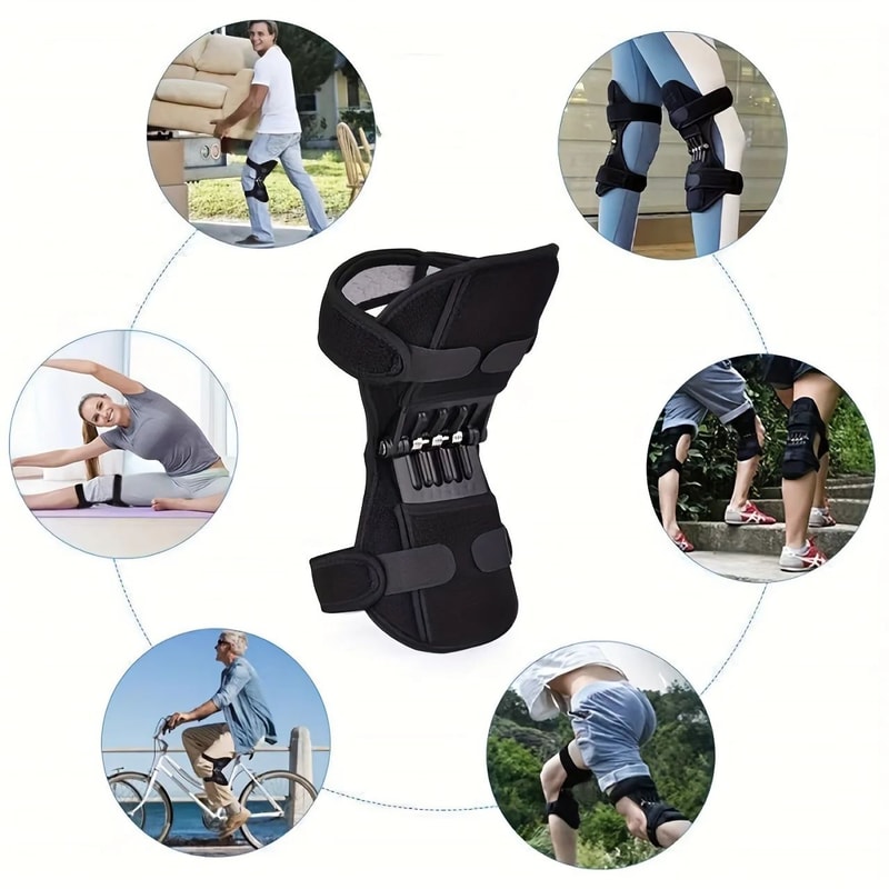 Knee Joint Booster Support Brace Patellar Stabilizer For Walking Climbing Sports 4