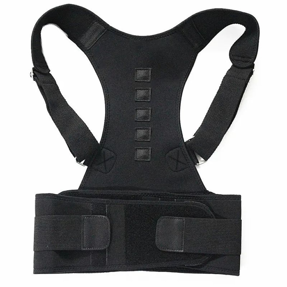 Magnetic Therapy Posture Corrector Belt Adjustable Shoulder Back Support Brace 6