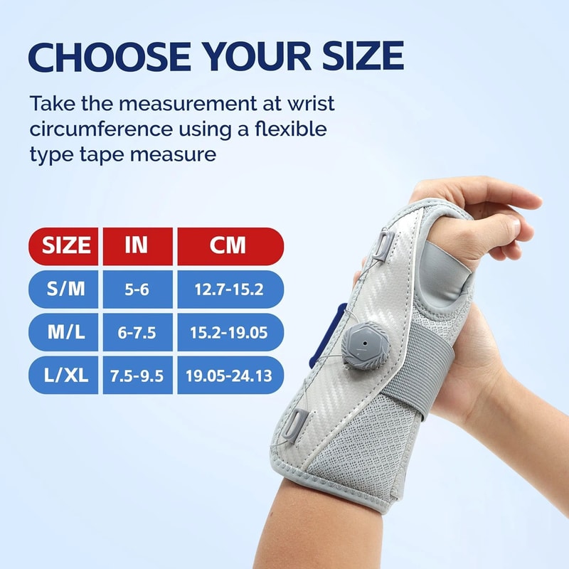 Adjustable Carpal Tunnel Wrist Brace Support With Splint Compression Sleeves For Arthritis Tendoni